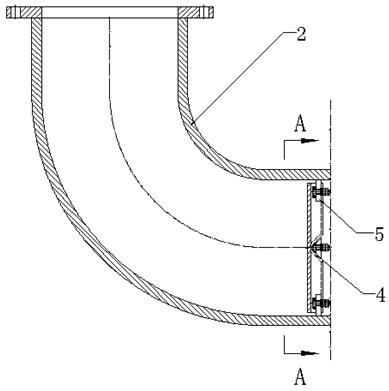 Device for discharge outboard pipe and water diversion plate of ship and manufacturing process