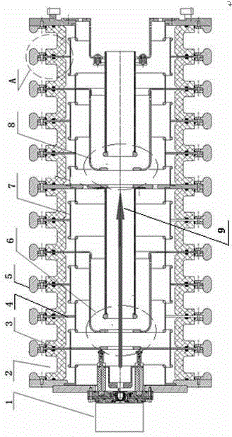 High-current ion beam accelerating tube applied to fusion reaction accelerator neutron source