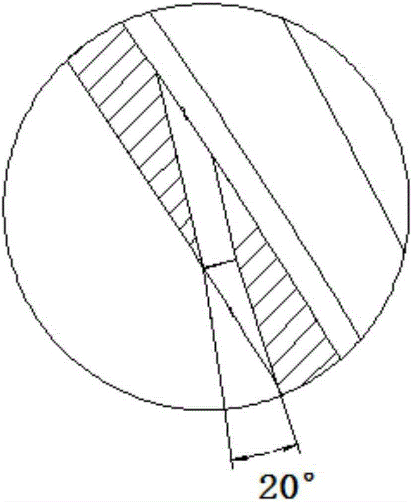 Technology for machining conical gas film holes of turbine guide blade