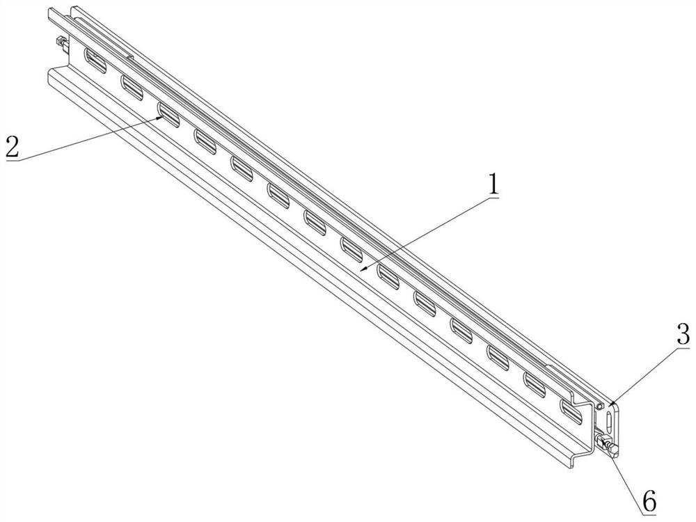 Adjusting type guide rail for electrical installation and bending device thereof