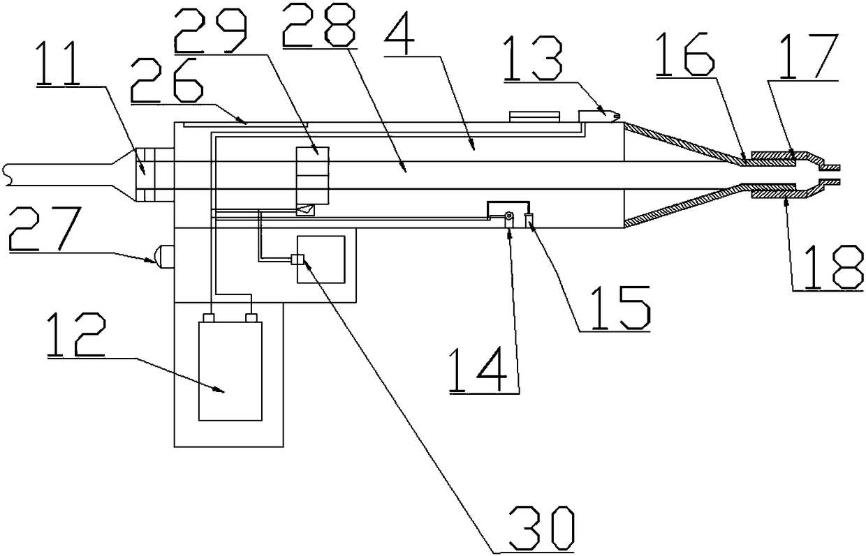 Building fire fighting device and fire extinguishing agent thereof