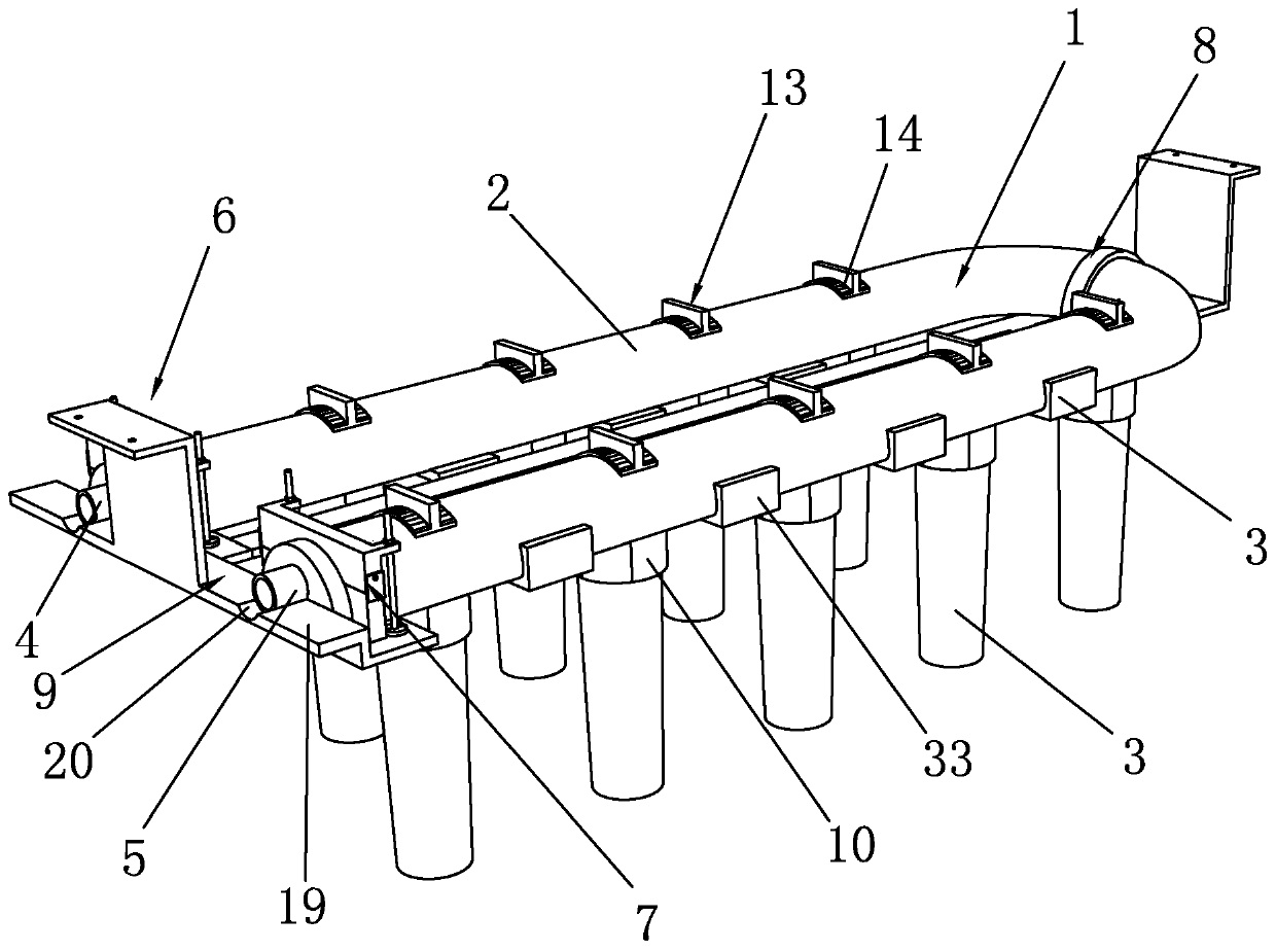 Energy-saving type ice-making evaporator and installation method thereof