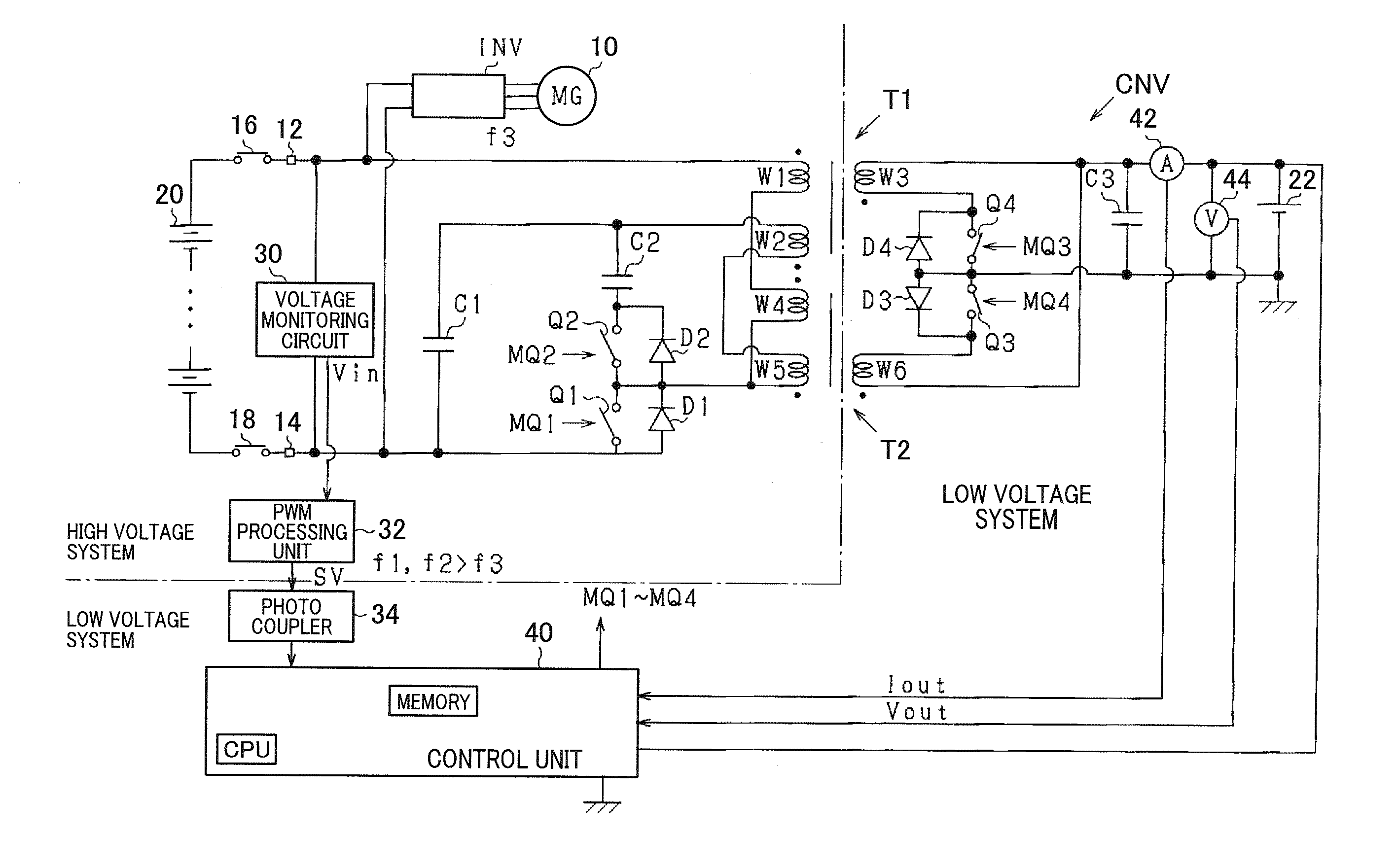 Control apparatus for dc-dc converter