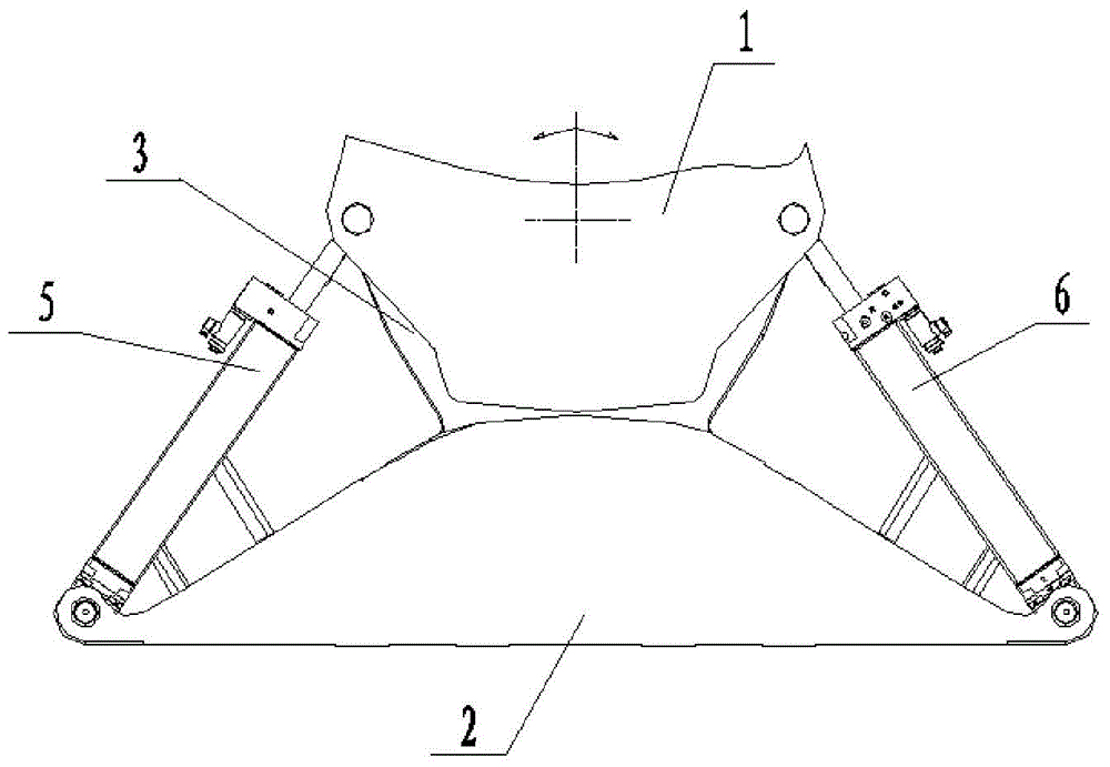 Articulated car chassis articulated system