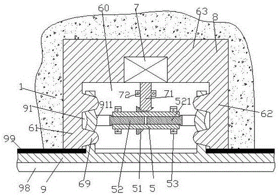 Panel lamp installation device