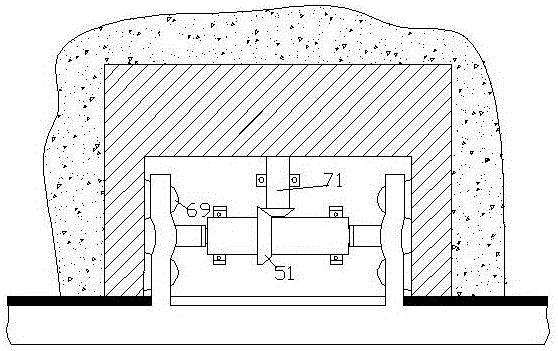 Panel lamp installation device