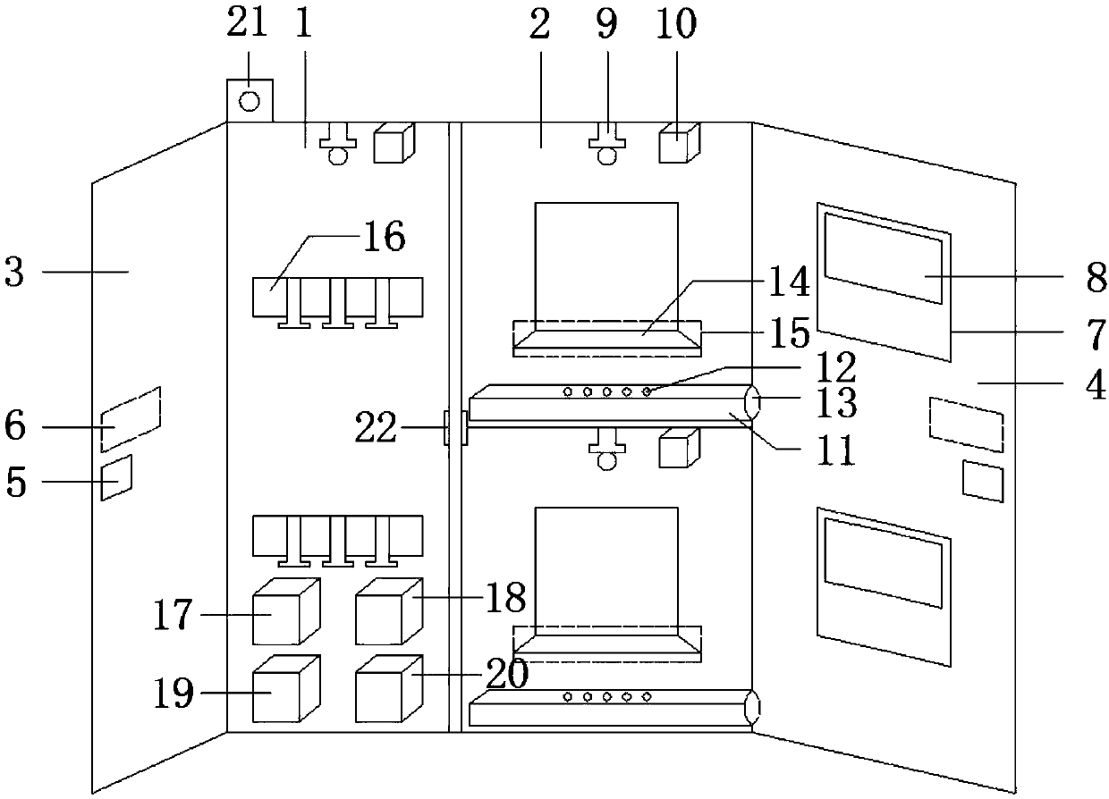 Intelligent anti-theft anti-electricity stealing non-metal metering box