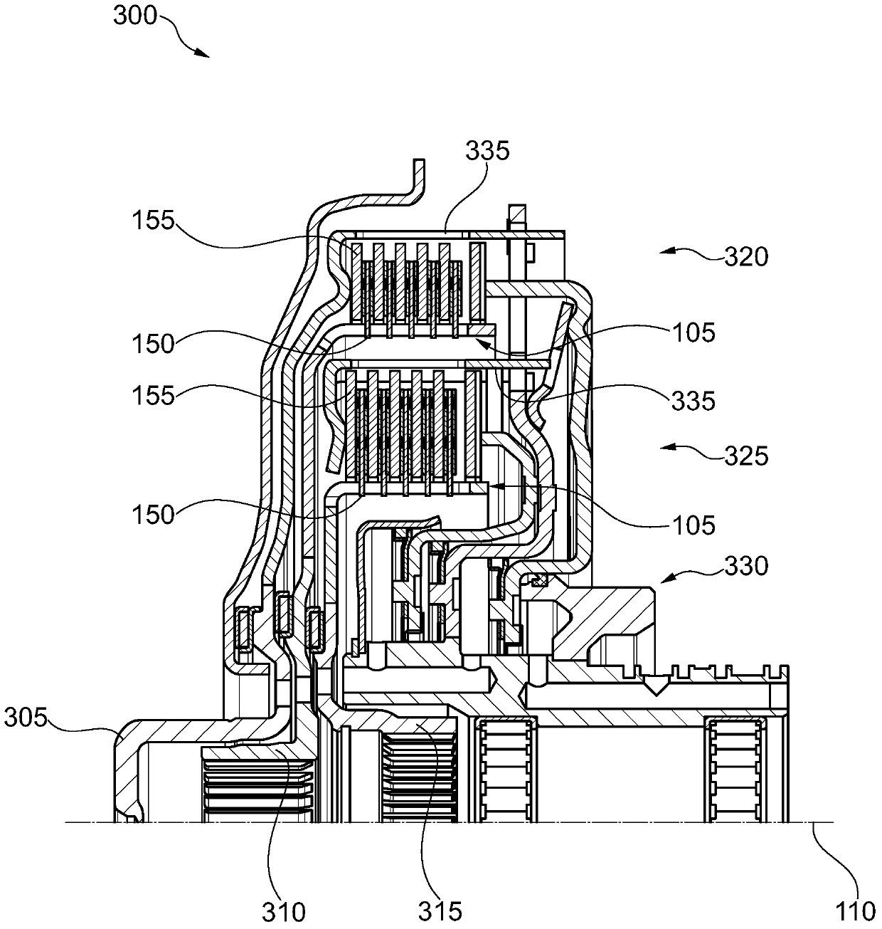 Bracket elements and clutches