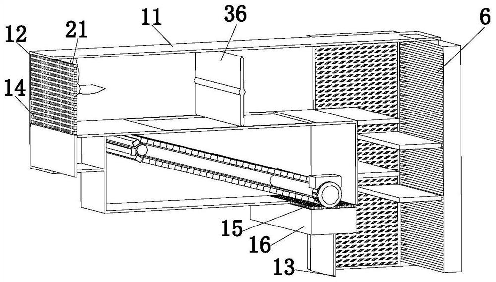 Drying and ventilating device for ocean engineering living cabin