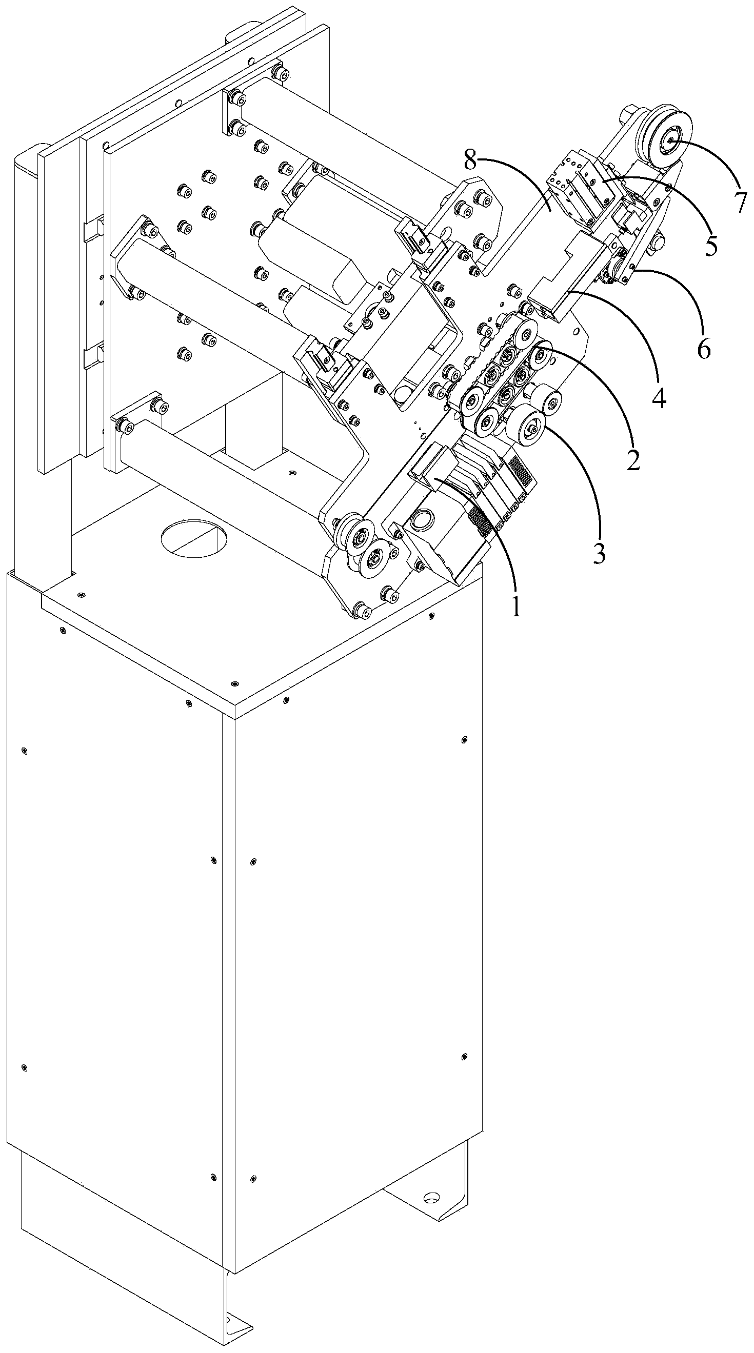 Sealing strip bonding equipment