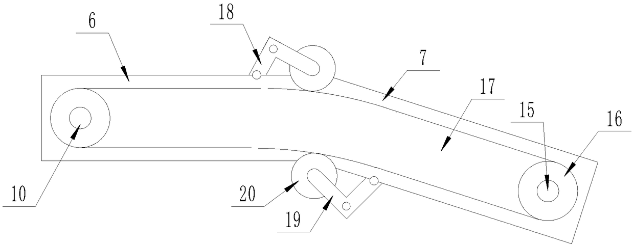 Energy-saving crop grain conveyer