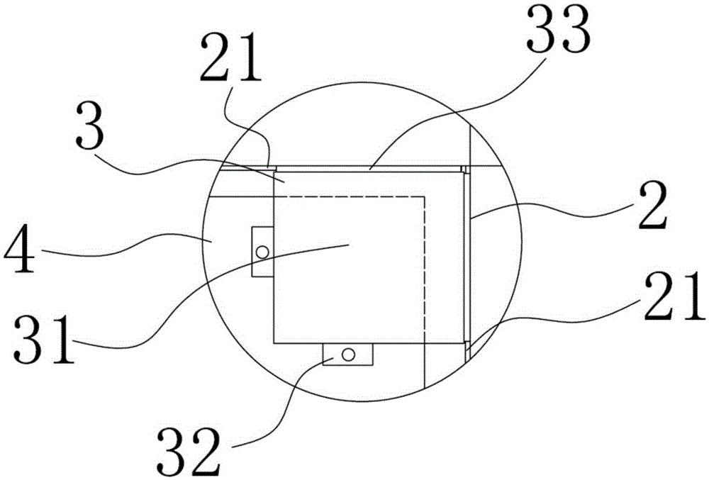 Steady curtain wall openable sash structure