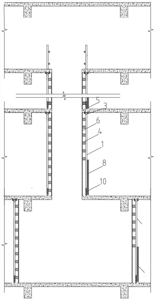 A kind of slag discharging channel which is easy to disassemble and its installation method