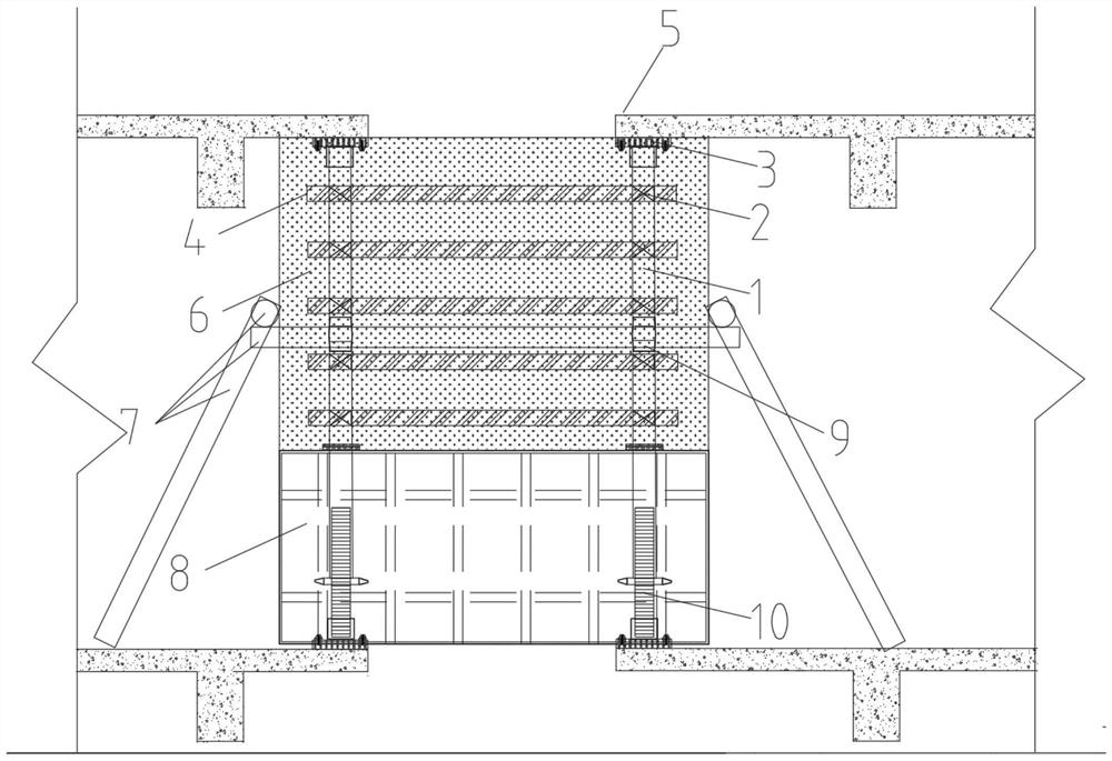 A kind of slag discharging channel which is easy to disassemble and its installation method