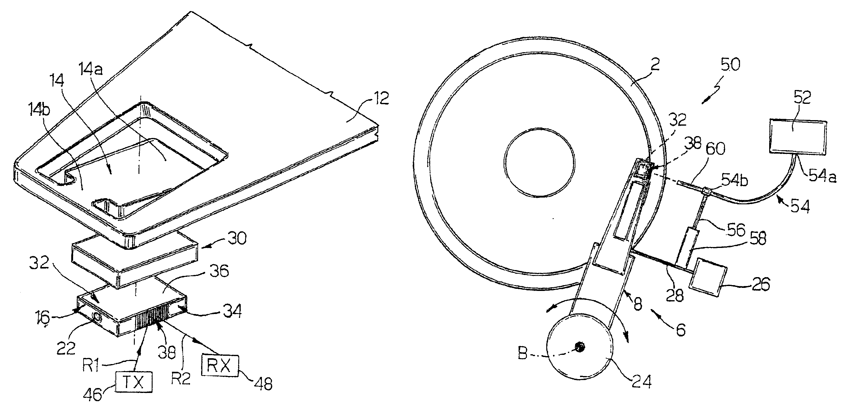 Read/write transducer for hard disk drives with optical position measuring system, and manufacturing process thereof