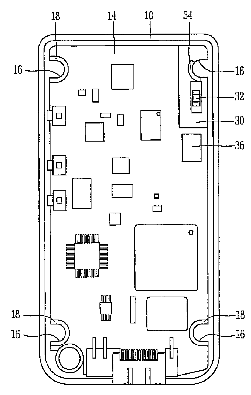 Portable terminal having antenna apparatus