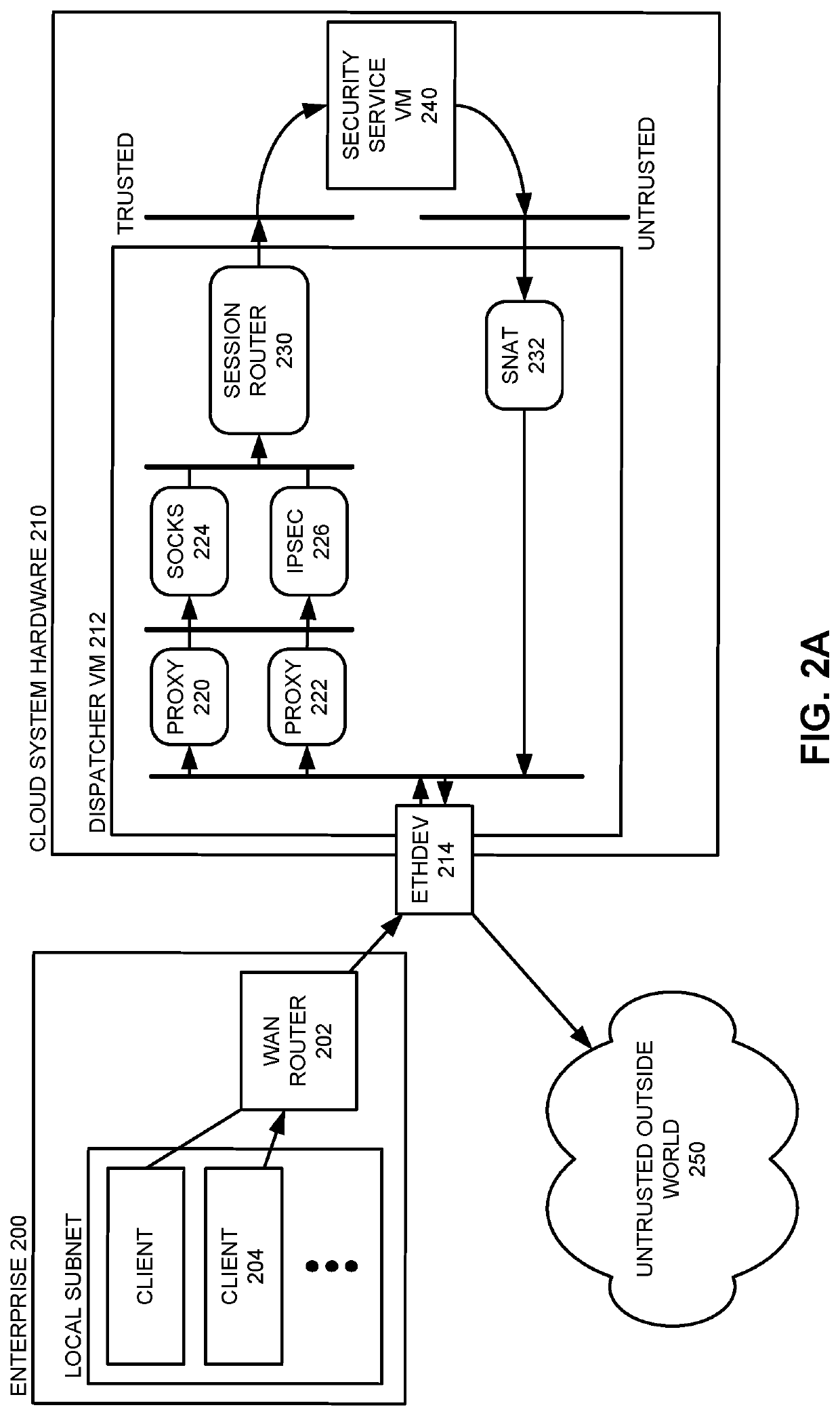 Seamless service updates for cloud-based security services