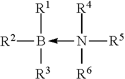 Method of curing a coating composition comprising a radical curable compound and an organoborane-amine complex