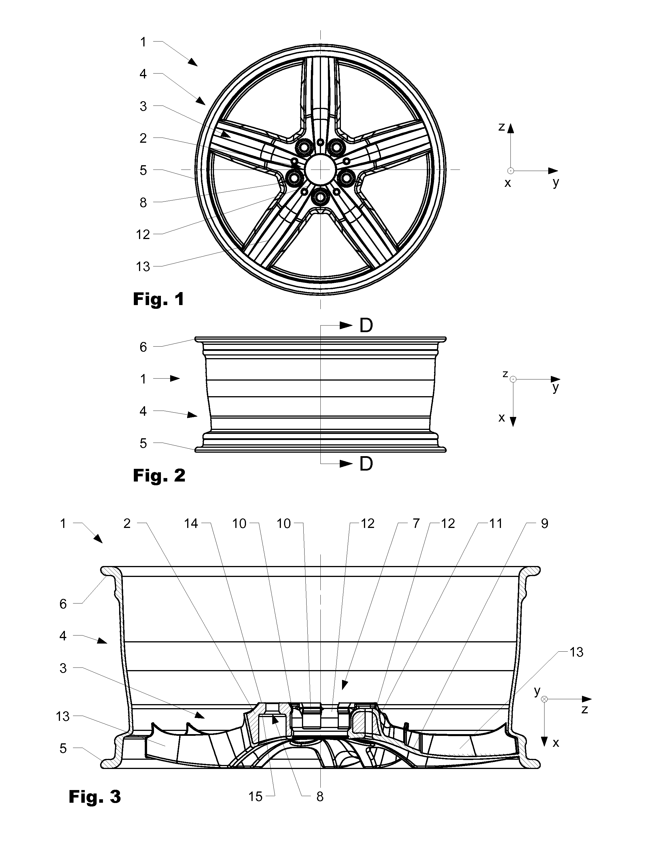 Wheel made out of fiber reinforced material and procedure to make an according wheel