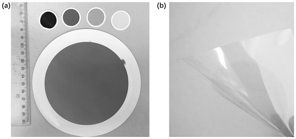 Uniform and transparent conductive film with long-tube-bundle carbon nanotubes and preparation method thereof