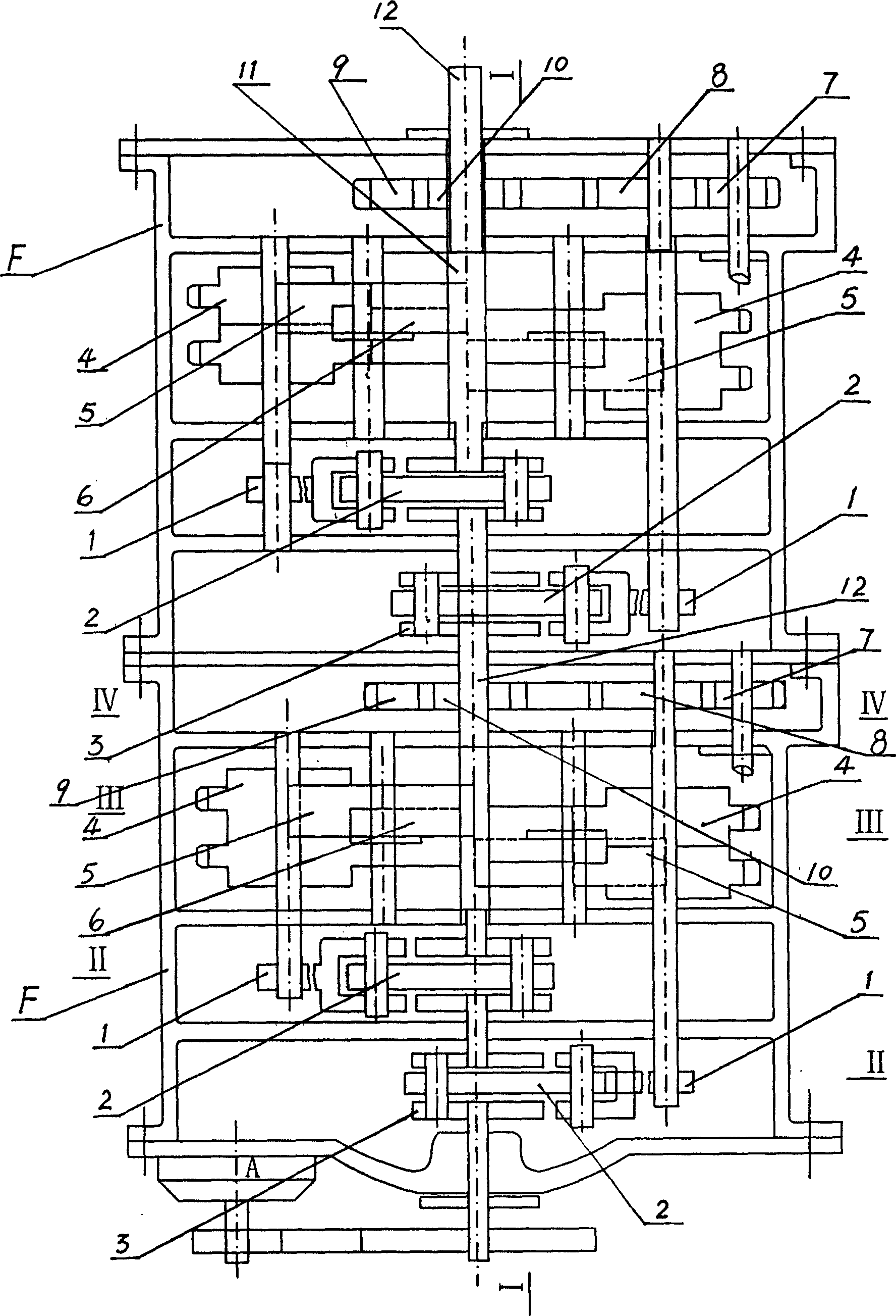 Pull wheel type engine with multi-grade rocking rod