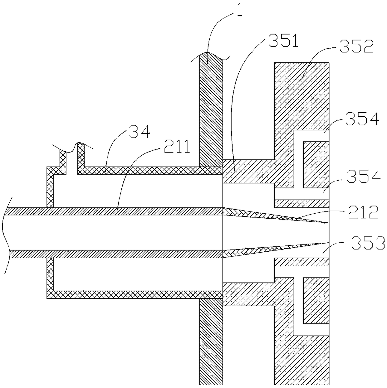 High-efficiency, energy-saving and environment-friendly pre-combustion burner