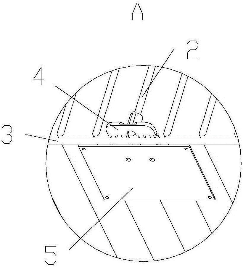 Method for installing nameplate of transformer and nameplate installation structure for transformer