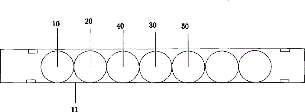 Liquid phase protein chip for combined detection of five colorectal cancer markers, and preparation method thereof