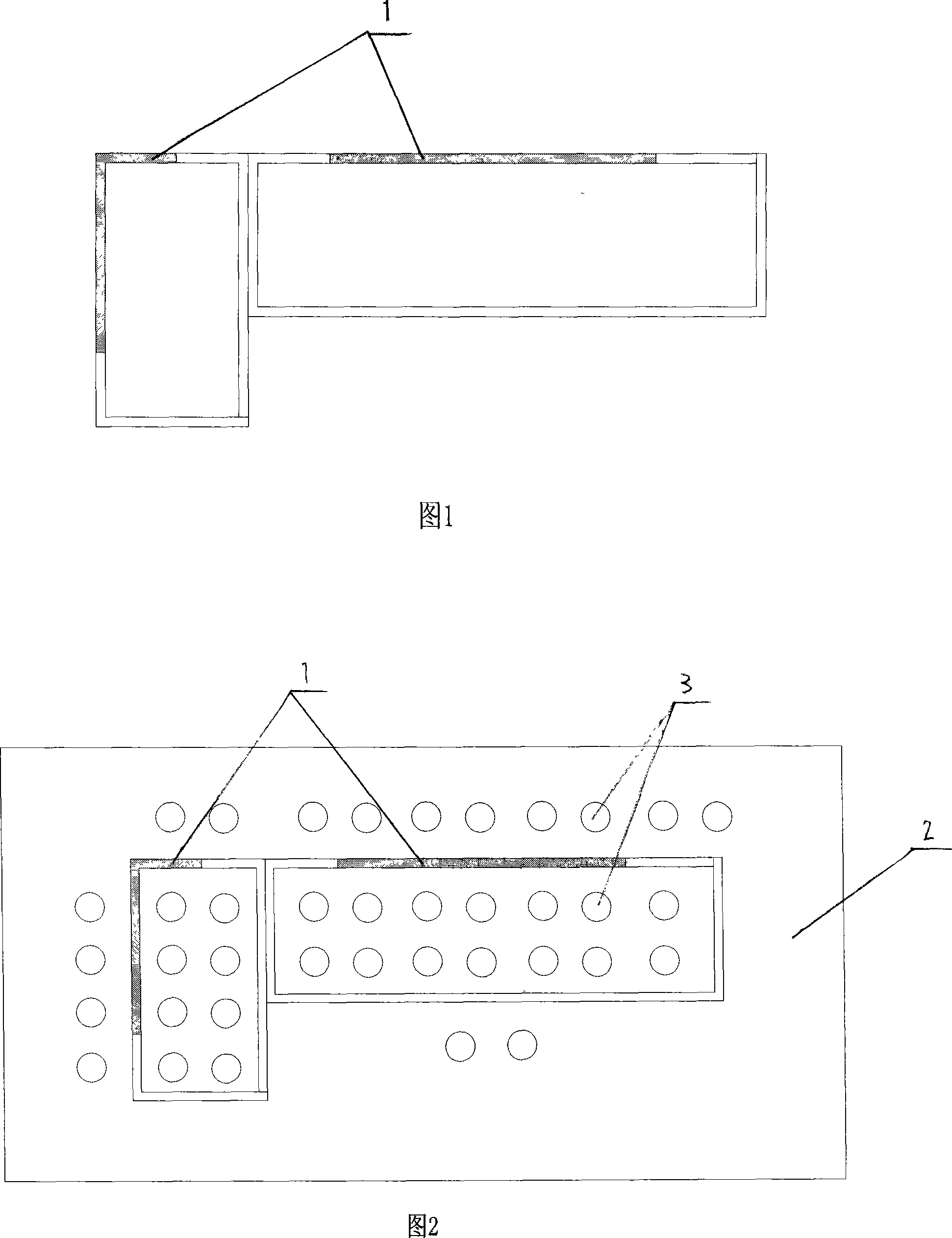 Spilled stannum port with external L-shaped stannum export