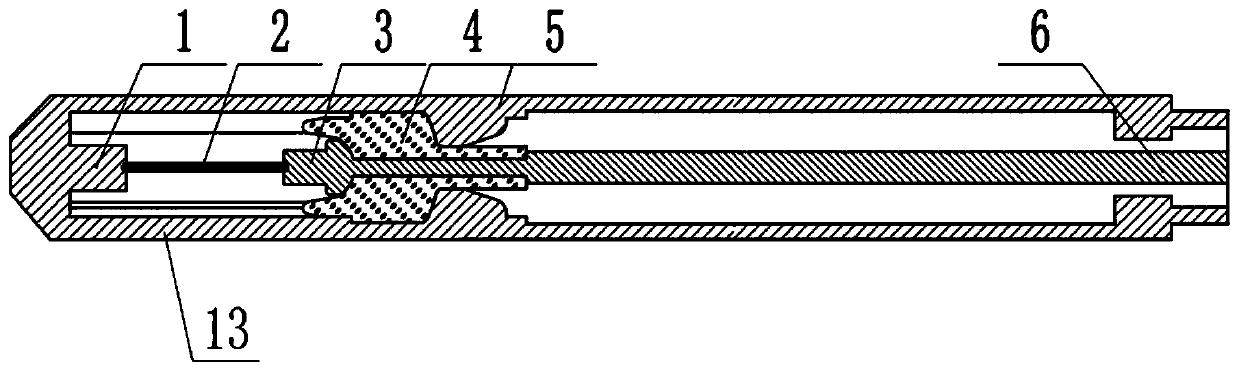 Rock pre-splitting method for mine rock roadway driving face