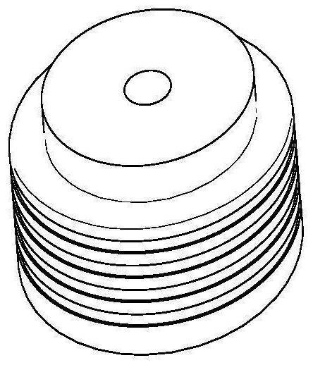 Tool for coating sealant on outer surface of nut and coating method