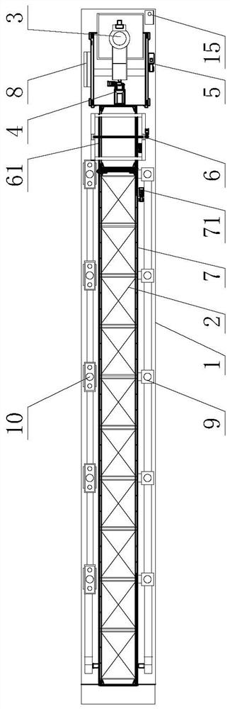 Three-dimensional multi-layer automatic breeding system and breeding method for hermetia illucens