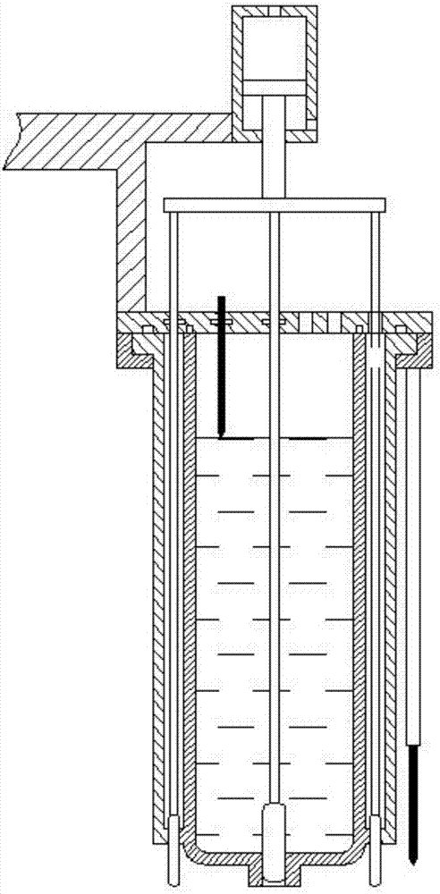 A device and method capable of realizing vacuum quantitative pouring of metal melt