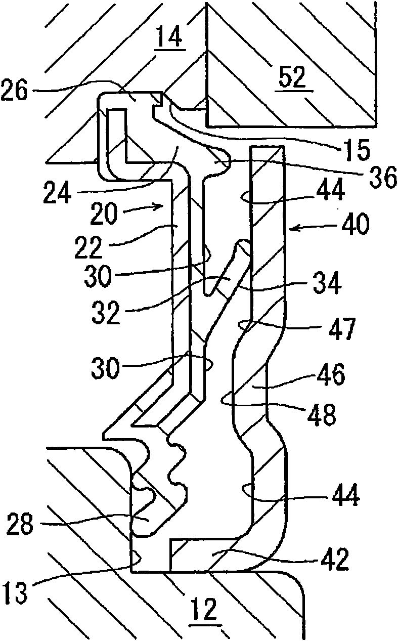 Sealing device for rolling bearing