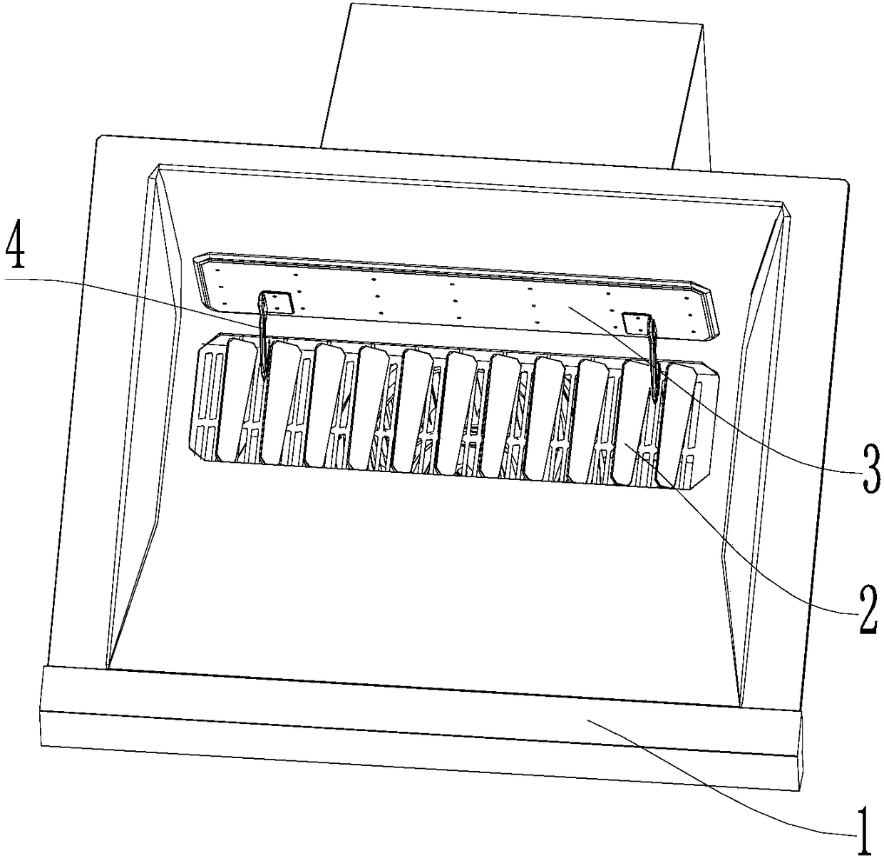 Automatic oil smoke capturing device for range hood