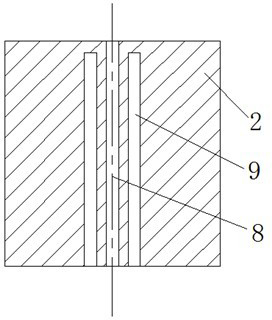 Viscous dissipation measuring device and measuring method