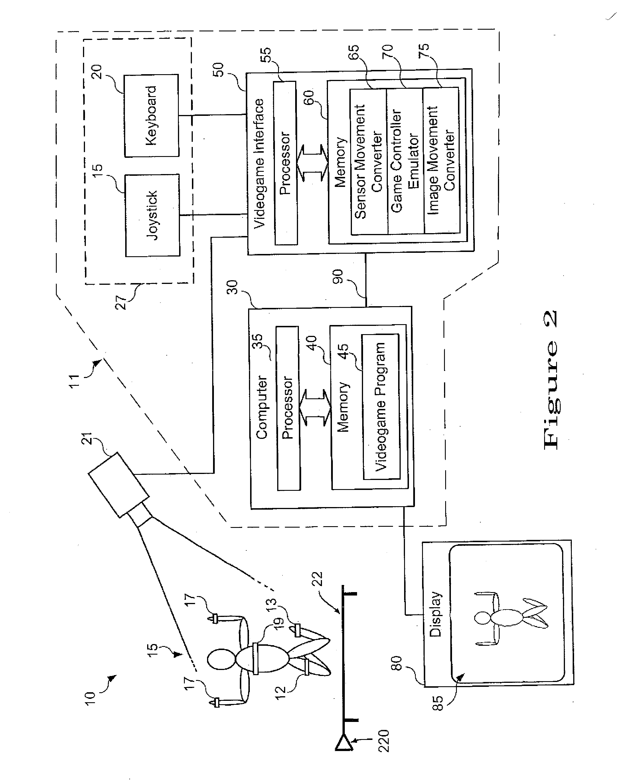 Sensor, Control and Virtual Reality System for a Trampoline