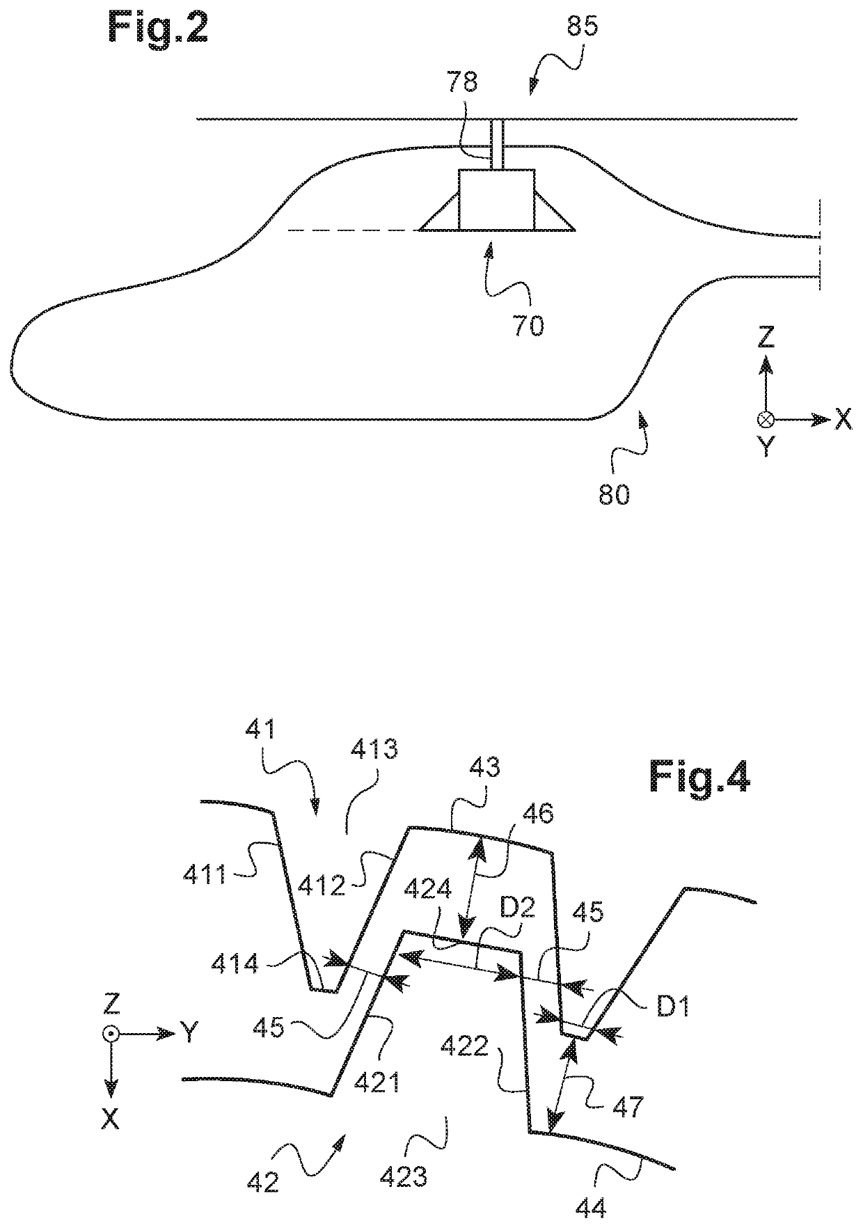 Torque transmission system having multiple torque transmission pathways from a driving shaft to a driven shaft, and a vehicle