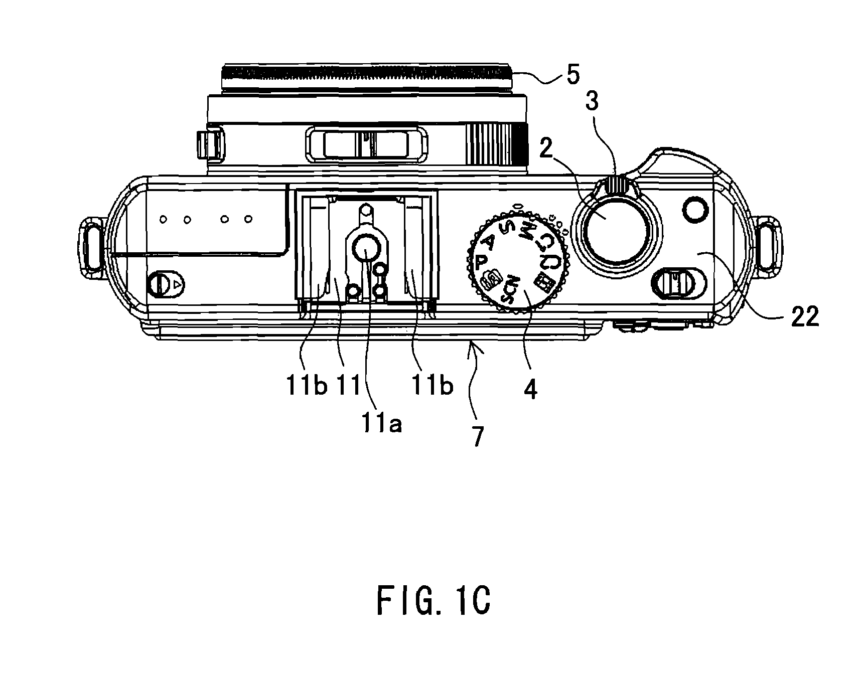 Camera casing including accessory shoe for allowing the attachment of various/plural external devices