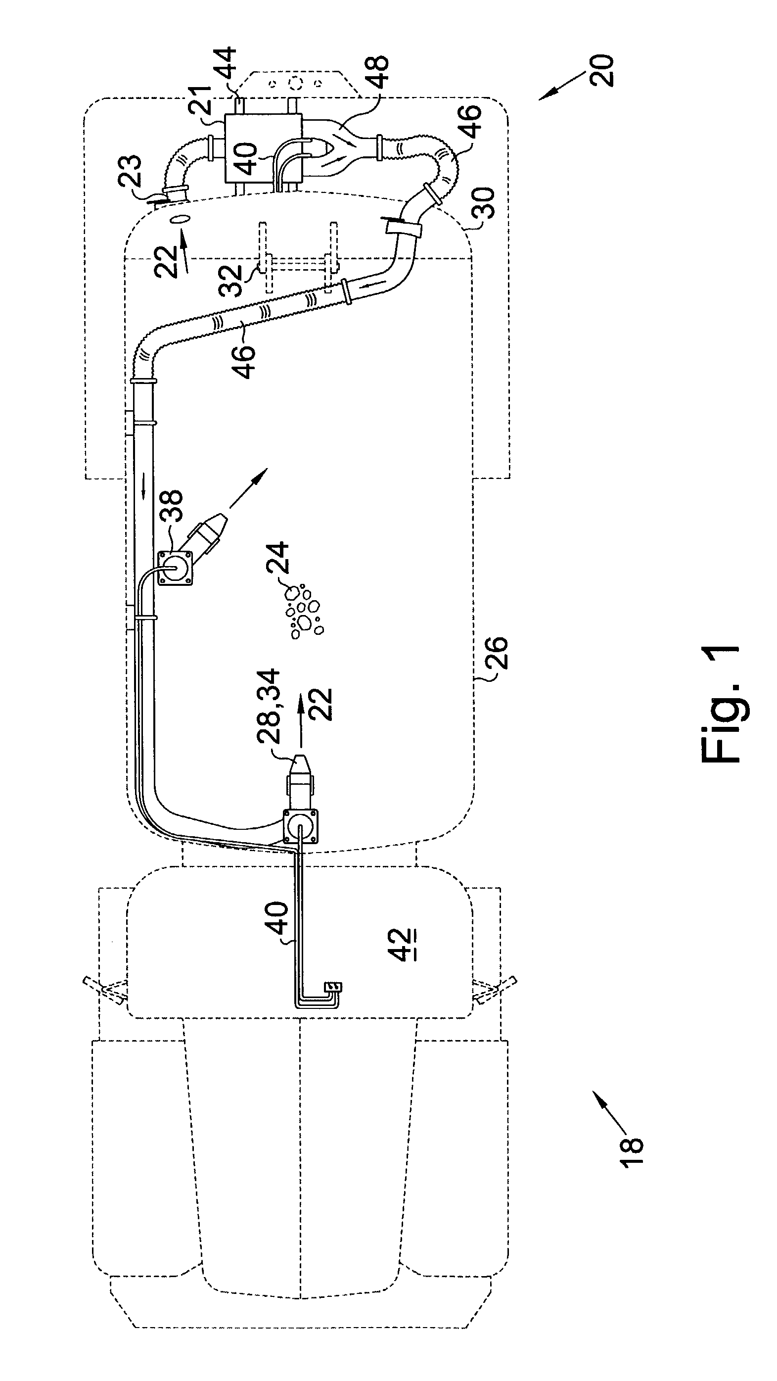 Waste mud agitation system