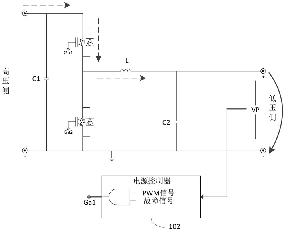 Control method and device of dcdc power supply and dcdc power supply protection circuit