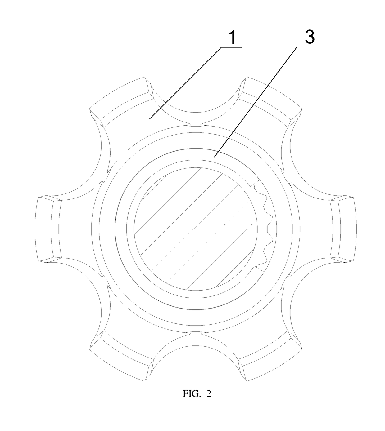 Type Of Constant Velocity Universal Joint With The Spline Slip Structure