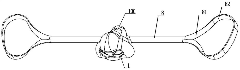 An evaporative nasal cavity inhalation nasal mask for treating respiratory tract