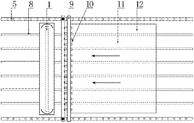 Method for printing cigarette packet snowflake patterns by using improved intaglio printing press