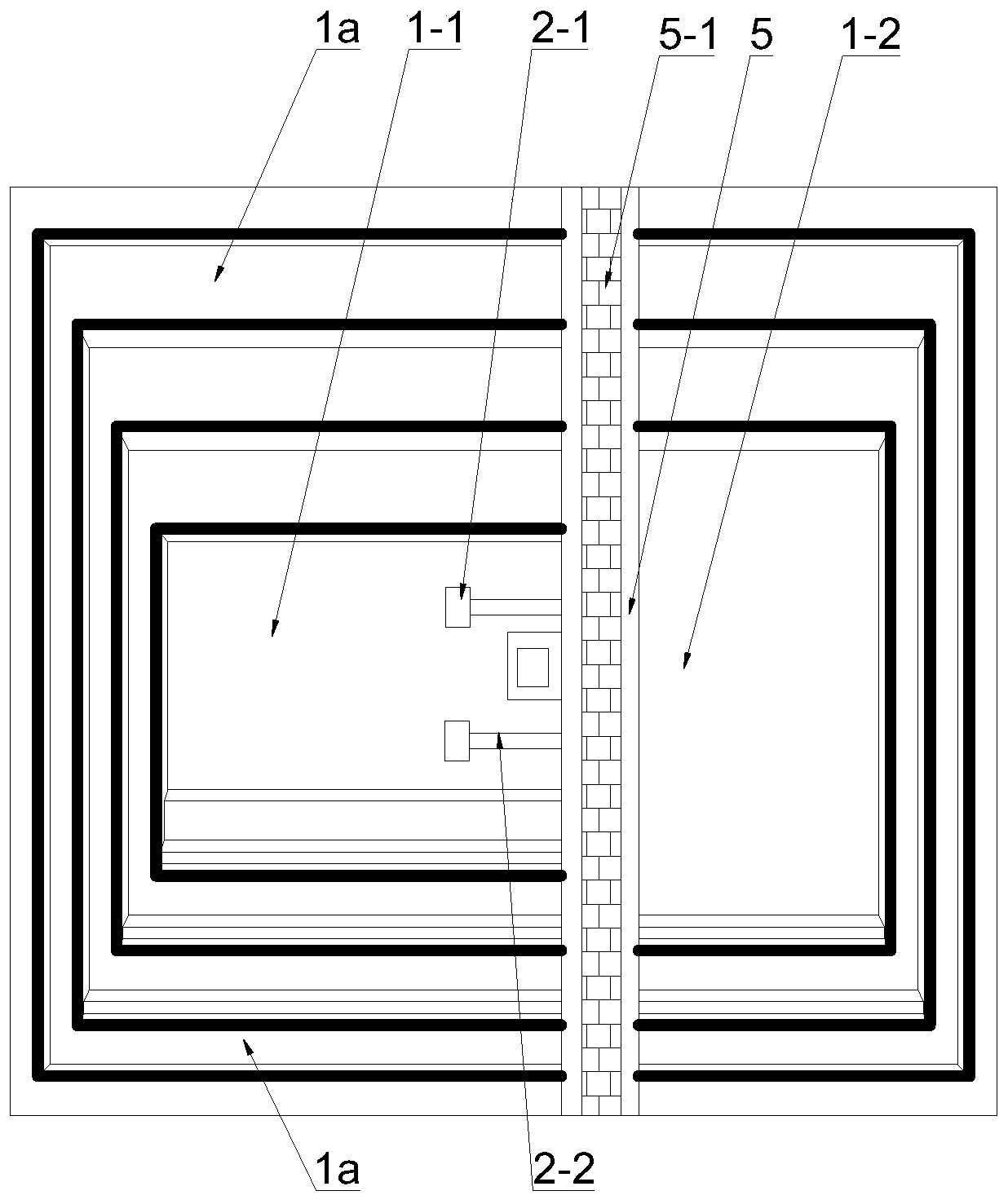 Comprehensive utilization system and utilization method for waste open pit