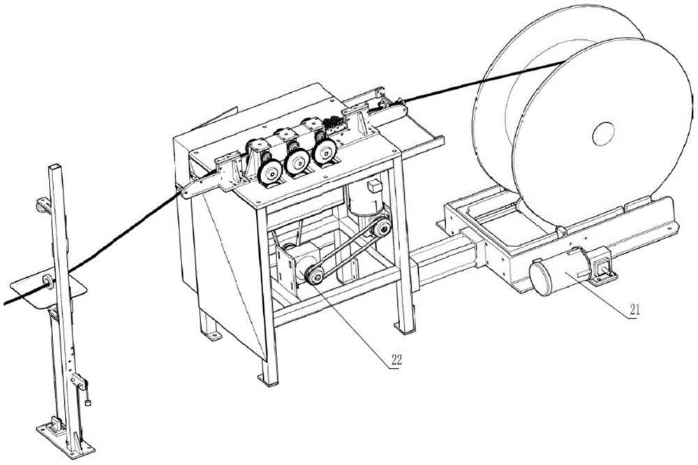 Copper bar straightening machine of commutator