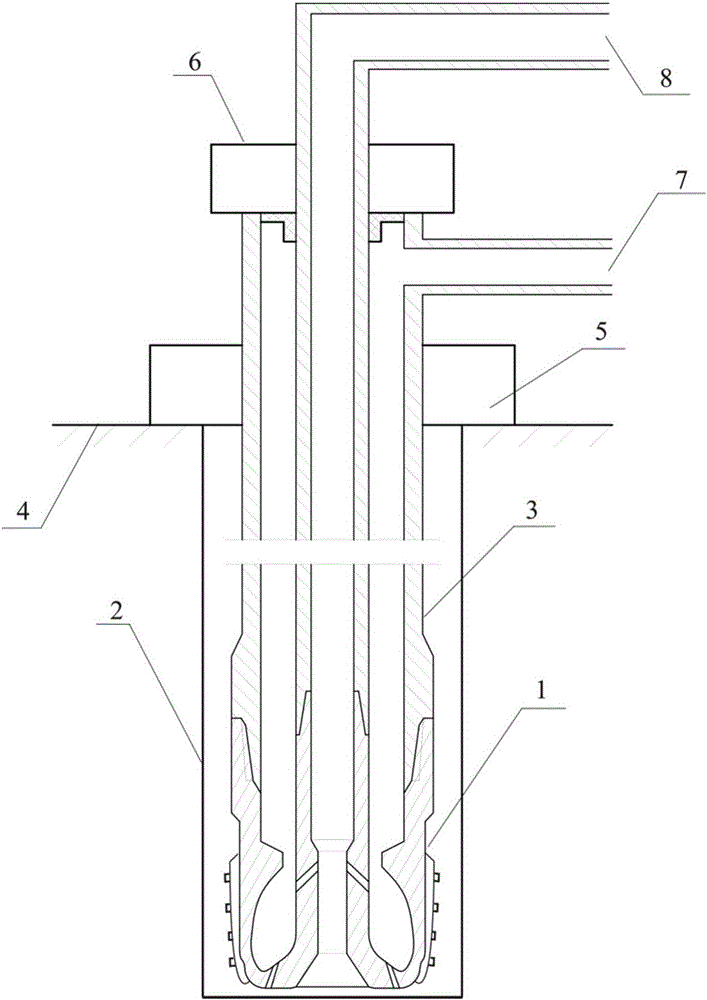 Drilling type continuous sand blasting device