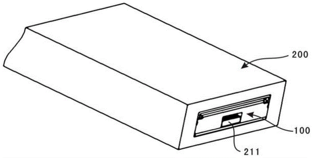 Embedded type OBU (On Board Unit) module and automobile equipment