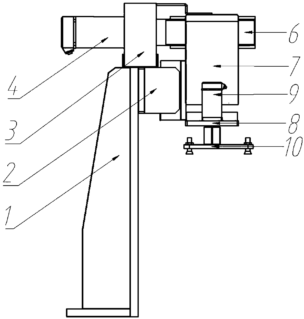 A silicon chip serial welding and feeding device capable of automatic deviation correction