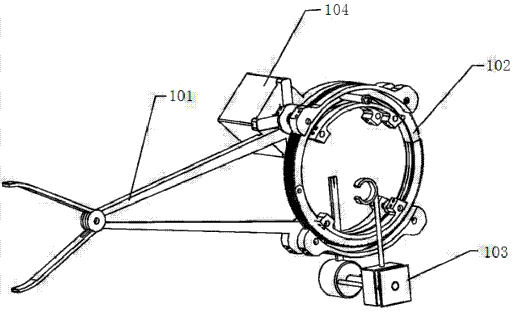 A semi-automatic strapping device